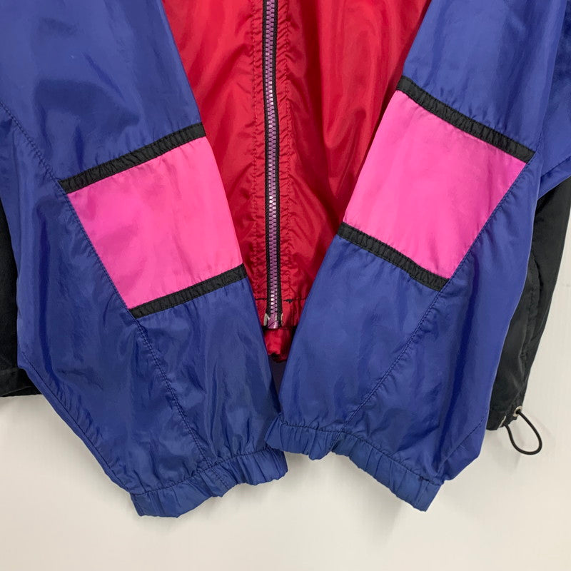 【現状渡し品】【メンズ】 NIKE ナイキ 銀タグ 90S ZIPUP NYLON JACKET ジップアップ ナイロン ジャケット アウター 146-260801-yn-05-izu サイズ：不明 カラー：マルチ 万代Net店