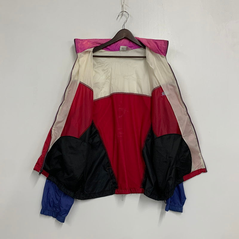 【現状渡し品】【メンズ】 NIKE ナイキ 銀タグ 90S ZIPUP NYLON JACKET ジップアップ ナイロン ジャケット アウター 146-260801-yn-05-izu サイズ：不明 カラー：マルチ 万代Net店