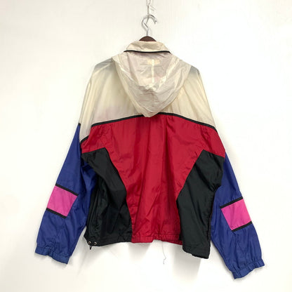 【現状渡し品】【メンズ】 NIKE ナイキ 銀タグ 90S ZIPUP NYLON JACKET ジップアップ ナイロン ジャケット アウター 146-260801-yn-05-izu サイズ：不明 カラー：マルチ 万代Net店