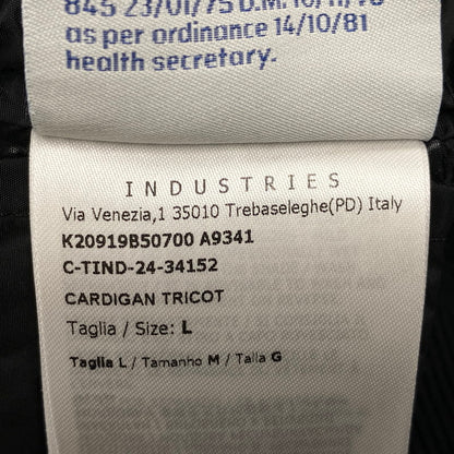 【中古品】【メンズ】 CARDIGAN TRICO 20919B50700 カーディガン トリコット ダウンジャケット アウター 141-260410-ay-05-izu サイズ：L カラー：ブラック 万代Net店