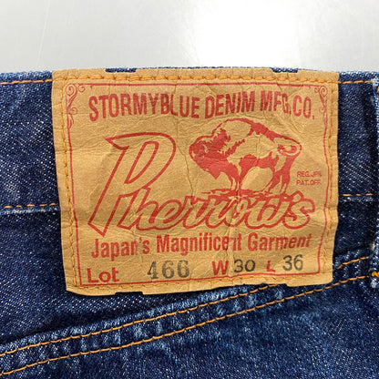 【中古品】【メンズ】 Pherrow's フェローズ LOT 466 DENIM PANTS デニム パンツ ボトムス ズボン 156-260410-km-02-izu サイズ：W30 カラー：インディゴ 万代Net店