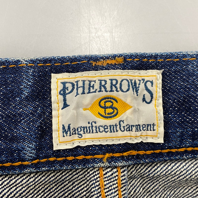 【中古品】【メンズ】 Pherrow's フェローズ LOT 466 DENIM PANTS デニム パンツ ボトムス ズボン 156-260410-km-02-izu サイズ：W30 カラー：インディゴ 万代Net店