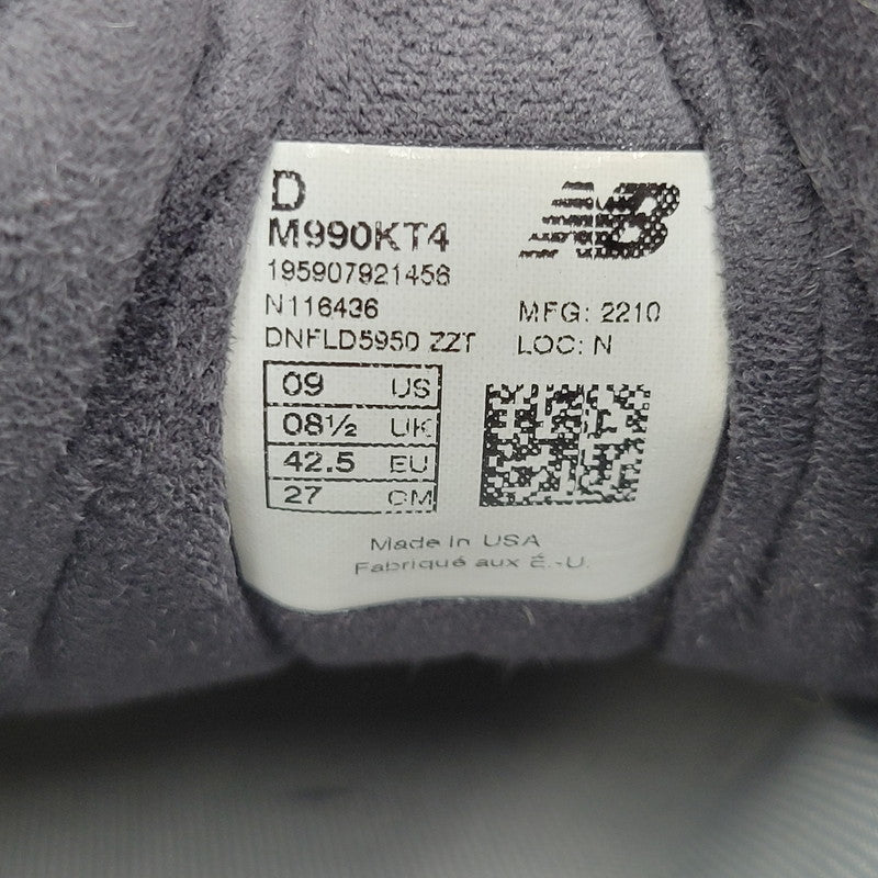 【中古品】【メンズ】 × KITH キス × UNITED ARROWS&SONS ユナイテッドアローズ アンド サンズ 990V4 スニーカー シューズ 靴 162-260410-ya-06-izu サイズ：27cm カラー：SMOKED PEARL 万代Net店