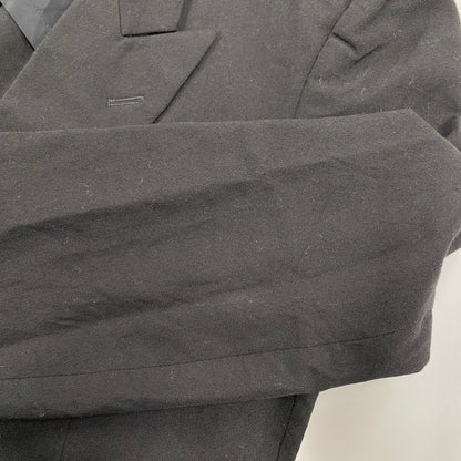【中古品】【メンズ】 COMME des GARCONS HOMME コムデギャルソンオム HS-11006L WOOL DOUBLE TAILORED JACKET ウール ダブル テーラード ジャケット アウター 140-260412-kh-05-izu サイズ：L カラー：ブラック 万代Net店