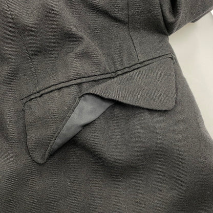 【中古品】【メンズ】 COMME des GARCONS HOMME コムデギャルソンオム HS-11006L WOOL DOUBLE TAILORED JACKET ウール ダブル テーラード ジャケット アウター 140-260412-kh-05-izu サイズ：L カラー：ブラック 万代Net店
