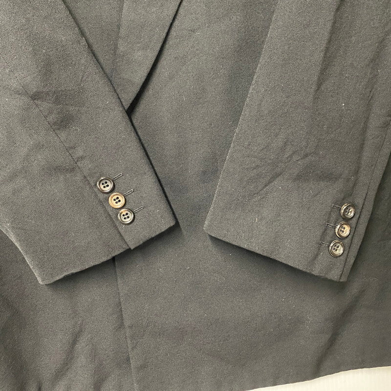 【中古品】【メンズ】 COMME des GARCONS HOMME コムデギャルソンオム HS-11006L WOOL DOUBLE TAILORED JACKET ウール ダブル テーラード ジャケット アウター 140-260412-kh-05-izu サイズ：L カラー：ブラック 万代Net店