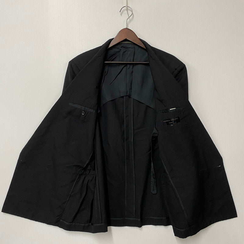 【中古品】【メンズ】 COMME des GARCONS HOMME コムデギャルソンオム HS-11006L WOOL DOUBLE TAILORED JACKET ウール ダブル テーラード ジャケット アウター 140-260412-kh-05-izu サイズ：L カラー：ブラック 万代Net店