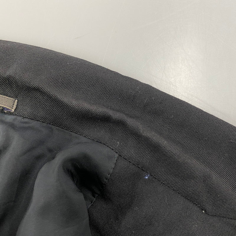 【中古品】【メンズ】 COMME des GARCONS HOMME コムデギャルソンオム HS-11006L WOOL DOUBLE TAILORED JACKET ウール ダブル テーラード ジャケット アウター 140-260412-kh-05-izu サイズ：L カラー：ブラック 万代Net店