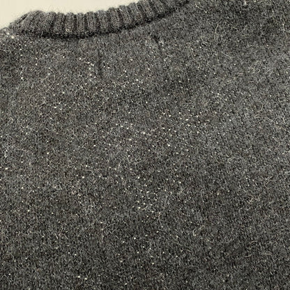 【中古品】【メンズ】 117097 DICE MOHAIR SWEATER ダイス モヘア セーター トップス 142-260412-kh-03-izu サイズ：L カラー：ブラック 万代Net店
