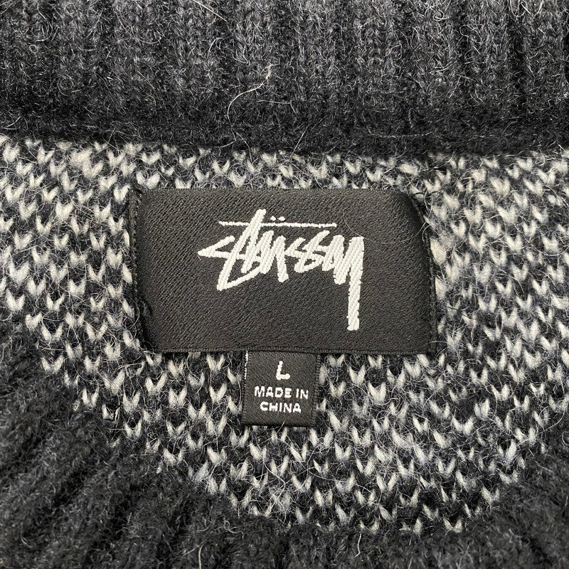 【中古品】【メンズ】 117097 DICE MOHAIR SWEATER ダイス モヘア セーター トップス 142-260412-kh-03-izu サイズ：L カラー：ブラック 万代Net店