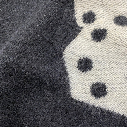 【中古品】【メンズ】 117097 DICE MOHAIR SWEATER ダイス モヘア セーター トップス 142-260412-kh-03-izu サイズ：L カラー：ブラック 万代Net店