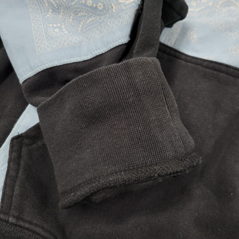 【現状渡し品】【メンズ】 Supreme シュプリーム × THE NORTH FACE ザノースフェイス BANDANA HOODED SWEATSHIRT NT02208I バンダナ フーデッド スウェットシャツ パーカー 149-260412-as-01-izu サイズ：L カラー：ブラック 万代Net店