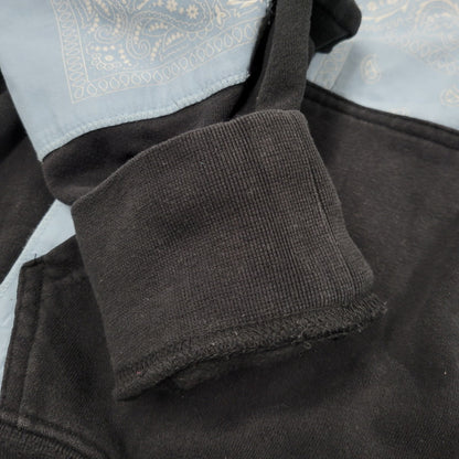【現状渡し品】【メンズ】 Supreme シュプリーム × THE NORTH FACE ザノースフェイス BANDANA HOODED SWEATSHIRT NT02208I バンダナ フーデッド スウェットシャツ パーカー 149-260412-as-01-izu サイズ：L カラー：ブラック 万代Net店