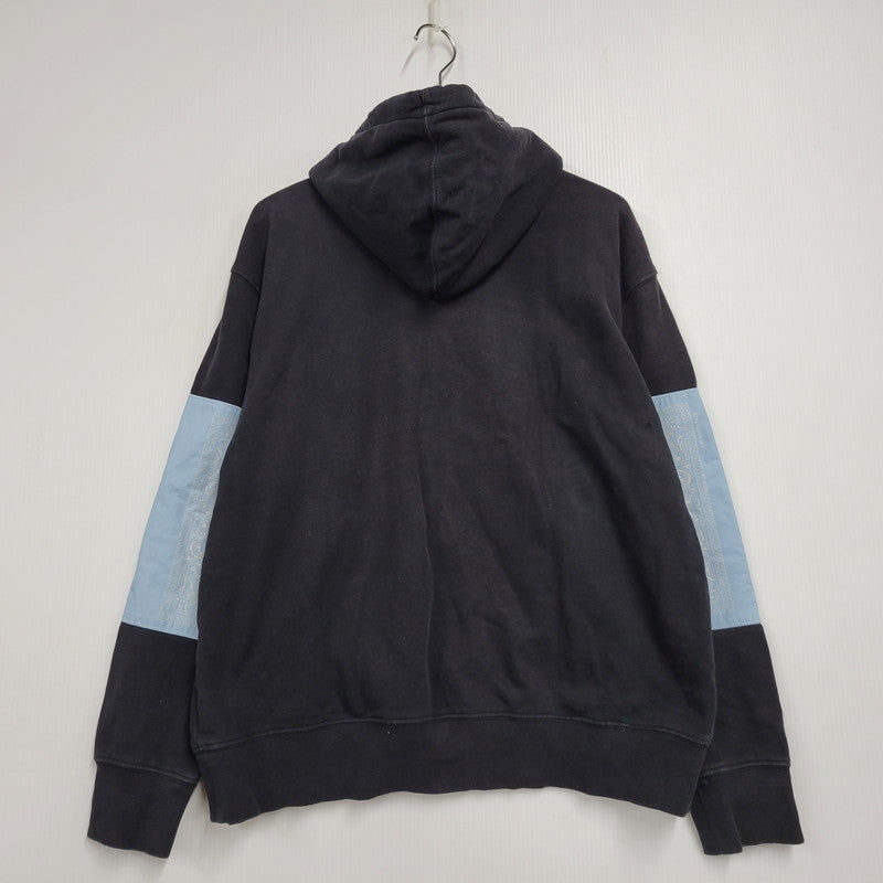 【現状渡し品】【メンズ】 Supreme シュプリーム × THE NORTH FACE ザノースフェイス BANDANA HOODED SWEATSHIRT NT02208I バンダナ フーデッド スウェットシャツ パーカー 149-260412-as-01-izu サイズ：L カラー：ブラック 万代Net店