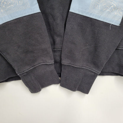 【現状渡し品】【メンズ】 Supreme シュプリーム × THE NORTH FACE ザノースフェイス BANDANA HOODED SWEATSHIRT NT02208I バンダナ フーデッド スウェットシャツ パーカー 149-260412-as-01-izu サイズ：L カラー：ブラック 万代Net店