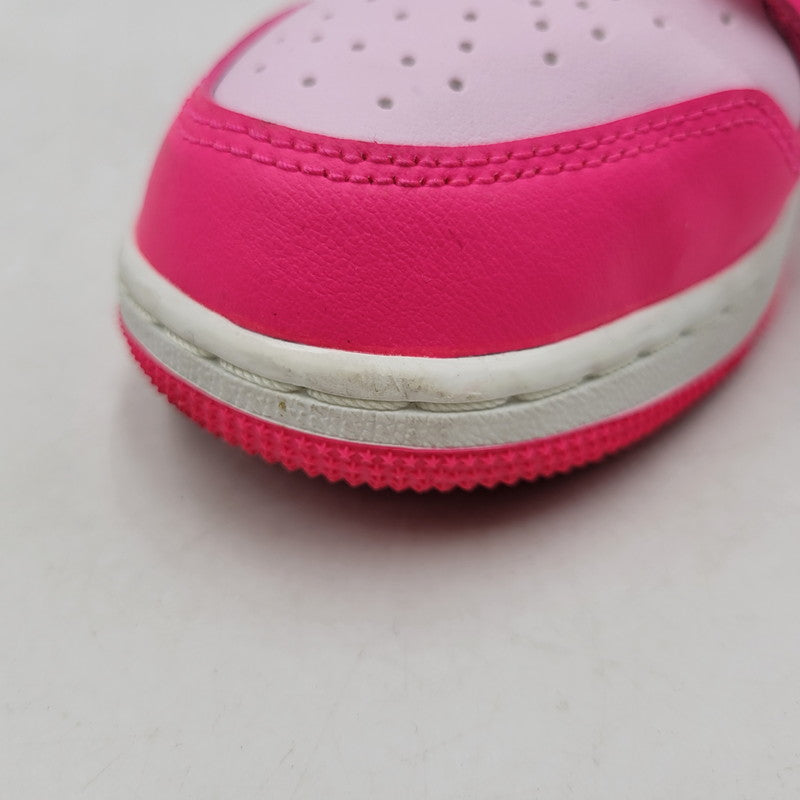 【中古品】【レディース】 NIKE GS ナイキ ジーエス 553560-661 AIR JORDAN 1 LOW VALENTINE’S DAY エア ジョーダン 1 ロー バレンタインデー スニーカー 靴 166-260411-kh-06-izu サイズ：23 カラー：PINK FOAM/HYPER PINK/SUMMIT WHITE 万代Net店