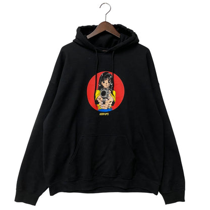【中古品】【メンズ】 HOOK UPS フックアップス HOOK UPS BARREL OF A HOODIE フックアップス バレル オブ ア フーディー パーカー トップス 142-260412-kh-07-izu サイズ：XL カラー：ブラック 万代Net店