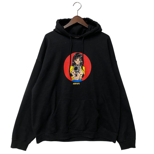 【中古品】【メンズ】 HOOK UPS フックアップス HOOK UPS BARREL OF A HOODIE フックアップス バレル オブ ア フーディー パーカー トップス 142-260412-kh-07-izu サイズ：XL カラー：ブラック 万代Net店