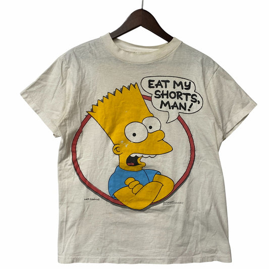 【現状渡し品】【メンズ】 DELTA デルタ THE SIMPSONS BART SS TEE ザ シンプソンズ バート ショートスリーブ Tシャツ トップス 146-260412-kh-06-izu サイズ：M カラー：ホワイト 万代Net店