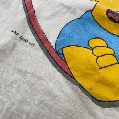 【現状渡し品】【メンズ】 DELTA デルタ THE SIMPSONS BART SS TEE ザ シンプソンズ バート ショートスリーブ Tシャツ トップス 146-260412-kh-06-izu サイズ：M カラー：ホワイト 万代Net店