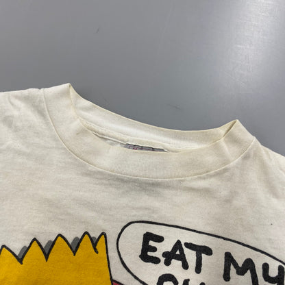 【現状渡し品】【メンズ】 DELTA デルタ THE SIMPSONS BART SS TEE ザ シンプソンズ バート ショートスリーブ Tシャツ トップス 146-260412-kh-06-izu サイズ：M カラー：ホワイト 万代Net店
