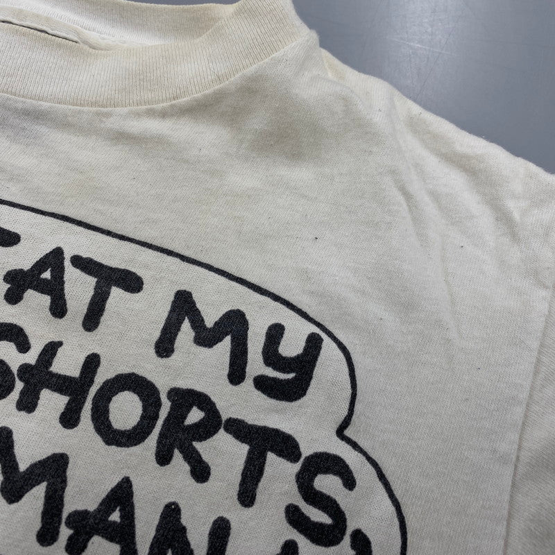 【現状渡し品】【メンズ】 DELTA デルタ THE SIMPSONS BART SS TEE ザ シンプソンズ バート ショートスリーブ Tシャツ トップス 146-260412-kh-06-izu サイズ：M カラー：ホワイト 万代Net店