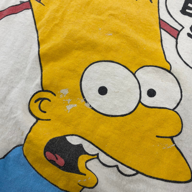 【現状渡し品】【メンズ】 DELTA デルタ THE SIMPSONS BART SS TEE ザ シンプソンズ バート ショートスリーブ Tシャツ トップス 146-260412-kh-06-izu サイズ：M カラー：ホワイト 万代Net店