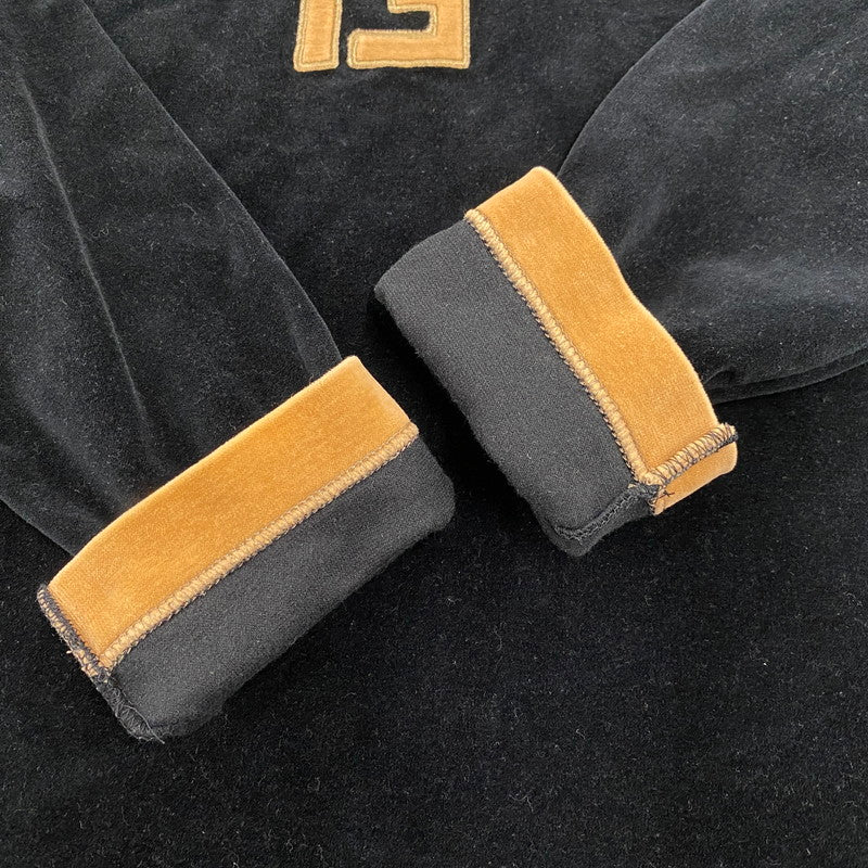 【中古品】【レディース】 FENDI フェンディ イタリア製 VELOR LS TEE ベロア ロングスリーブ Tシャツ トップス 長袖 168-260413-ya-03-izu サイズ：42 カラー：BLACK 万代Net店