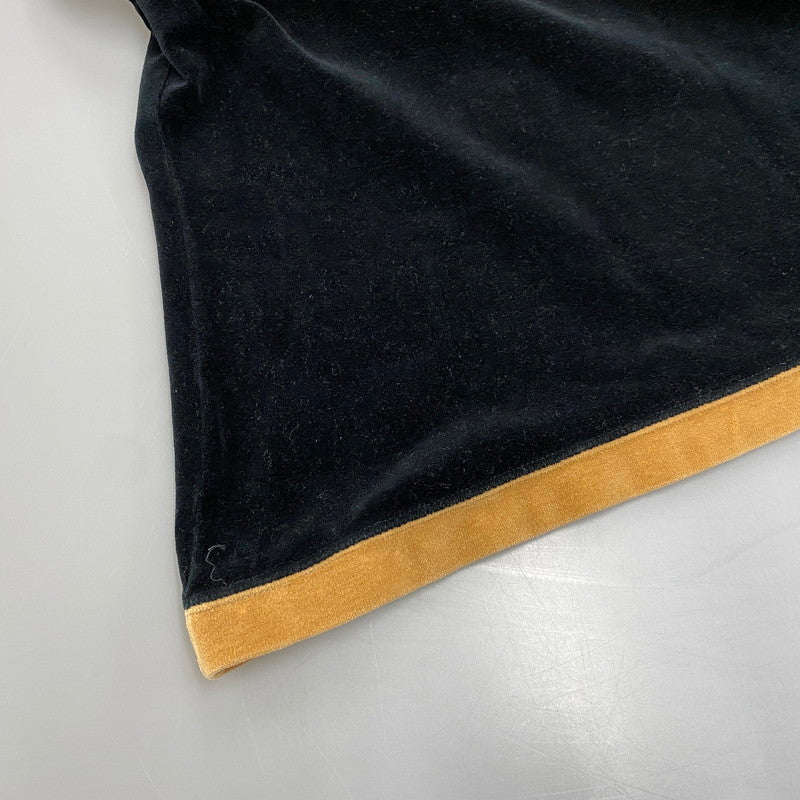 【中古品】【レディース】 FENDI フェンディ イタリア製 VELOR LS TEE ベロア ロングスリーブ Tシャツ トップス 長袖 168-260413-ya-03-izu サイズ：42 カラー：BLACK 万代Net店