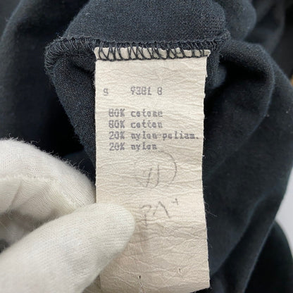 【中古品】【レディース】 FENDI フェンディ イタリア製 VELOR LS TEE ベロア ロングスリーブ Tシャツ トップス 長袖 168-260413-ya-03-izu サイズ：42 カラー：BLACK 万代Net店