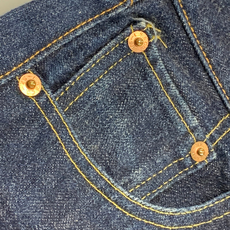 【中古品】【メンズ】 66501 刻印09A 66前期復刻 ダブルネーム 日本製 00’S DENIM PANTS デニム パンツ ズボン ボトムス 156-260411-ya-02-izu サイズ：31×36 カラー：インディゴ 万代Net店