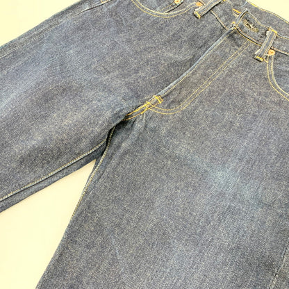【中古品】【メンズ】 66501 刻印09A 66前期復刻 ダブルネーム 日本製 00’S DENIM PANTS デニム パンツ ズボン ボトムス 156-260411-ya-02-izu サイズ：31×36 カラー：インディゴ 万代Net店