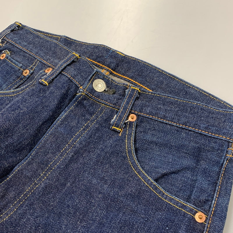 【中古品】【メンズ】 66501 刻印09A 66前期復刻 ダブルネーム 日本製 00’S DENIM PANTS デニム パンツ ズボン ボトムス 156-260411-ya-02-izu サイズ：31×36 カラー：インディゴ 万代Net店