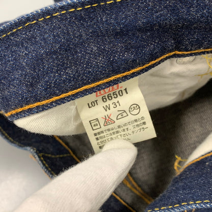 【中古品】【メンズ】 66501 刻印09A 66前期復刻 ダブルネーム 日本製 00’S DENIM PANTS デニム パンツ ズボン ボトムス 156-260411-ya-02-izu サイズ：31×36 カラー：インディゴ 万代Net店