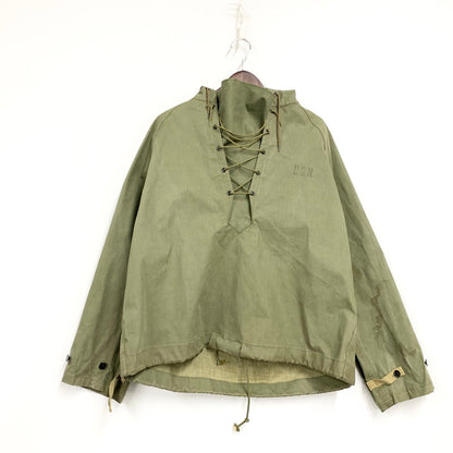 【現状渡し品】【メンズ】 U.S.NAVY ユーエスネイビー NXSX 88200 40’S N-2 RAIN PARKA レイン パーカ トップス 長袖 146-260411-ya-01-izu サイズ：SMALL カラー：カーキ 万代Net店