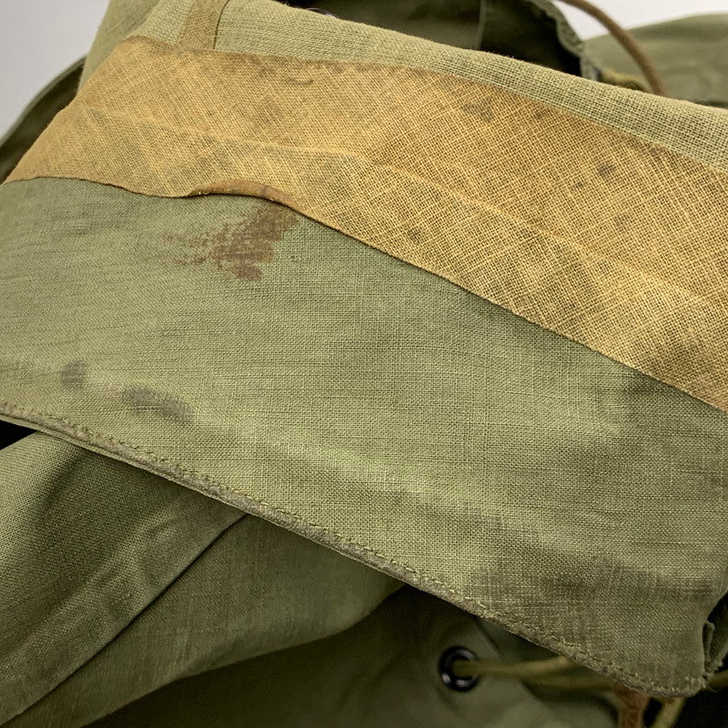 【現状渡し品】【メンズ】 U.S.NAVY ユーエスネイビー NXSX 88200 40’S N-2 RAIN PARKA レイン パーカ トップス 長袖 146-260411-ya-01-izu サイズ：SMALL カラー：カーキ 万代Net店