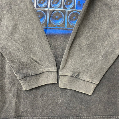 【中古品】【メンズ】 2611126 SOUND SYSTEM VINTAGE サウンドシステム ヴィンテージ L/S ロングスリーブ T-SHIRT Tシャツ トップス 長袖 142-260413-ya-02-izu サイズ：XXL カラー：BLACK系 万代Net店