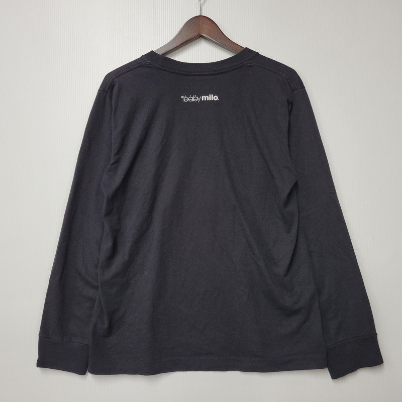 【中古品】【メンズ】 A BATHING APE アベイシングエイプ 初期タグ BABY MILO LS TEE ベイビー マイロ ロングスリーブ Tシャツ トップス 142-260411-kh-01-izu サイズ：M カラー：ブラック 万代Net店