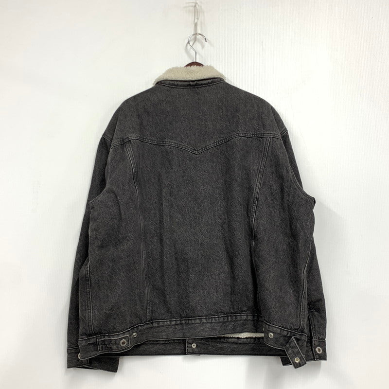 【中古品】【メンズ】 LEVI'S SILVER TAB リーバイス シルバー タブ PC9-A3180-0005 SHERPA TRUCKER JACKET シェルパ トラッカー ジャケット アウター 146-260411-ya-05-izu サイズ：L カラー：BLACK 万代Net店