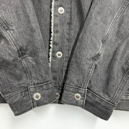 【中古品】【メンズ】 LEVI'S SILVER TAB リーバイス シルバー タブ PC9-A3180-0005 SHERPA TRUCKER JACKET シェルパ トラッカー ジャケット アウター 146-260411-ya-05-izu サイズ：L カラー：BLACK 万代Net店