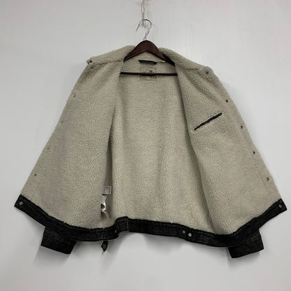 【中古品】【メンズ】 LEVI'S SILVER TAB リーバイス シルバー タブ PC9-A3180-0005 SHERPA TRUCKER JACKET シェルパ トラッカー ジャケット アウター 146-260411-ya-05-izu サイズ：L カラー：BLACK 万代Net店