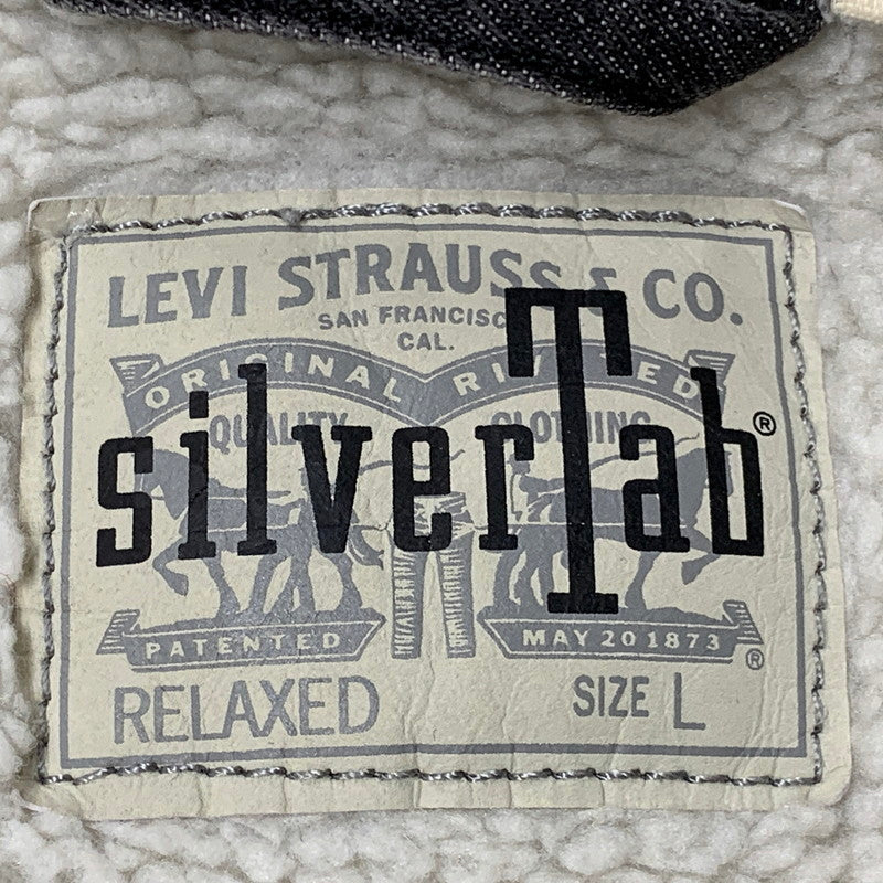 【中古品】【メンズ】 LEVI'S SILVER TAB リーバイス シルバー タブ PC9-A3180-0005 SHERPA TRUCKER JACKET シェルパ トラッカー ジャケット アウター 146-260411-ya-05-izu サイズ：L カラー：BLACK 万代Net店