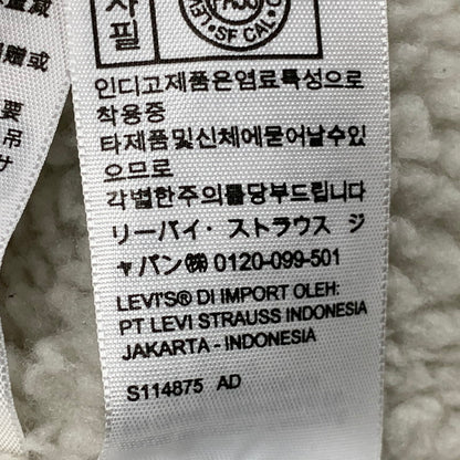 【中古品】【メンズ】 LEVI'S SILVER TAB リーバイス シルバー タブ PC9-A3180-0005 SHERPA TRUCKER JACKET シェルパ トラッカー ジャケット アウター 146-260411-ya-05-izu サイズ：L カラー：BLACK 万代Net店