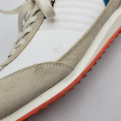 【中古品】【メンズ】 PATRICK パトリック 942500 BASEBL SNEAKERS ベースボール スニーカー 靴 182-260411-kh-07-izu サイズ：44 カラー：ベージュ×ホワイト 万代Net店