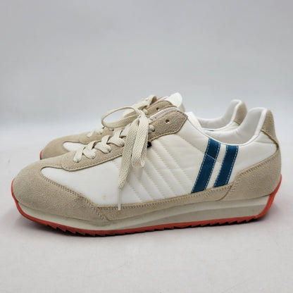 【中古品】【メンズ】 PATRICK パトリック 942500 BASEBL SNEAKERS ベースボール スニーカー 靴 182-260411-kh-07-izu サイズ：44 カラー：ベージュ×ホワイト 万代Net店