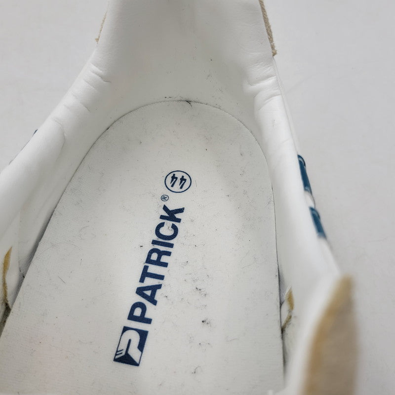 【中古品】【メンズ】 PATRICK パトリック 942500 BASEBL SNEAKERS ベースボール スニーカー 靴 182-260411-kh-07-izu サイズ：44 カラー：ベージュ×ホワイト 万代Net店