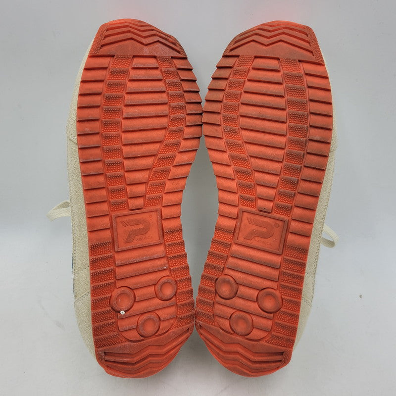 【中古品】【メンズ】 PATRICK パトリック 942500 BASEBL SNEAKERS ベースボール スニーカー 靴 182-260411-kh-07-izu サイズ：44 カラー：ベージュ×ホワイト 万代Net店