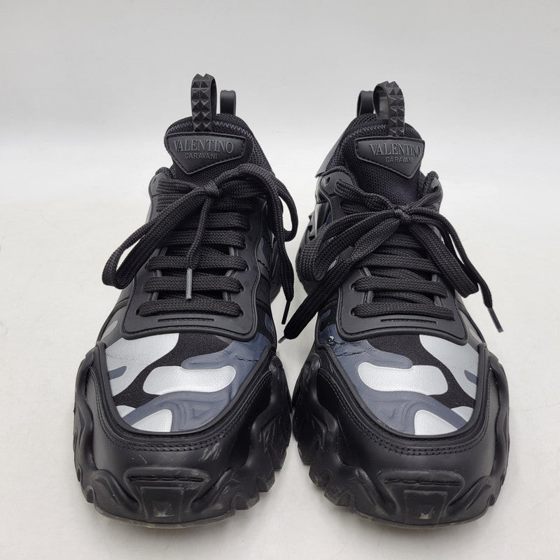 【中古品】【メンズ】 Valentino Garavani ヴァレンティノ・ガラヴァーニ ROCKRUNNER PLUS TY0S0C88MHB ロックランナープラス スニーカー シューズ 靴 183-260412-as-10-izu サイズ：40 カラー：ブラック系 万代Net店