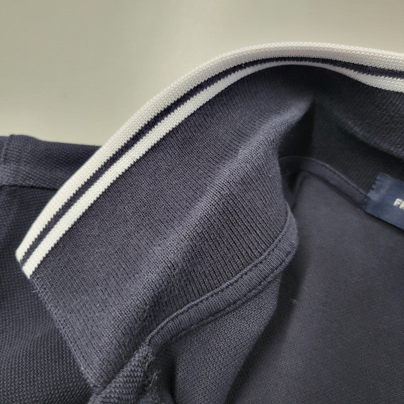 【中古品】【メンズ】 FRED PERRY フレッドペリー M3600 THE FRED PERRY SHIRT ザ フレッド ペリー シャツ トップス 半袖 141-260602-ya-08-izu サイズ：S カラー：ネイビー 万代Net店