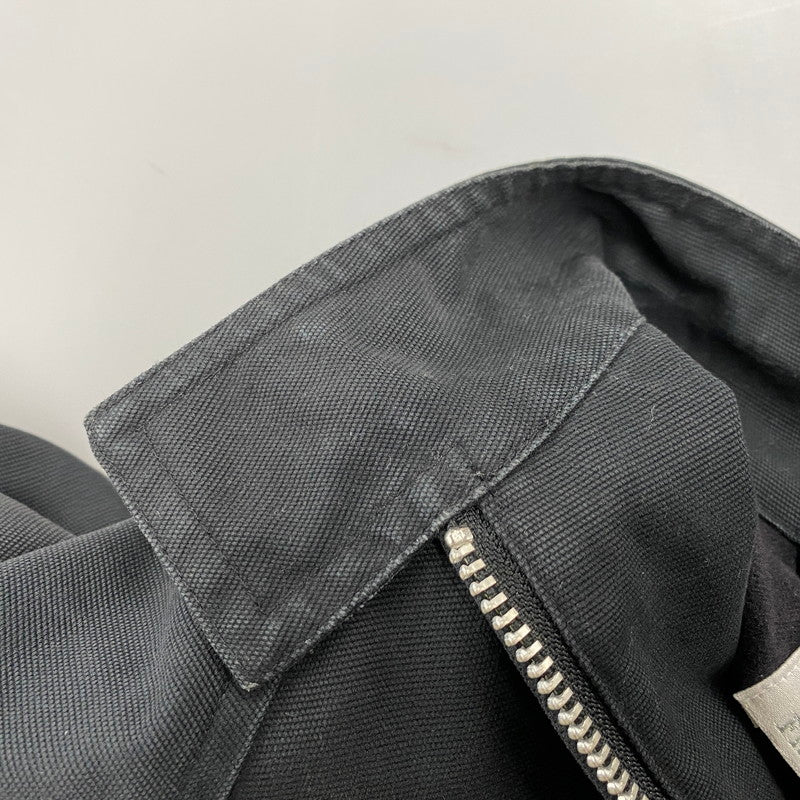 【中古品】【メンズ】 FRED PERRY フレッドペリー J8700 ZIP LONG COAT ジップ ロング コート アウター 141-260413-ya-04-izu サイズ：UK10 カラー：BLACK 万代Net店